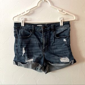 Pacsun super stretch high rise shortie shorts